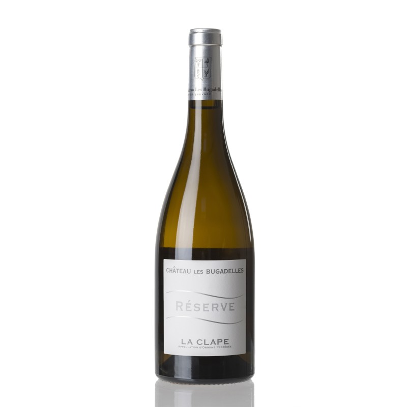 Vin bio Blanc AOP La Clape, Réserve 2024, Château Les Bugadelles