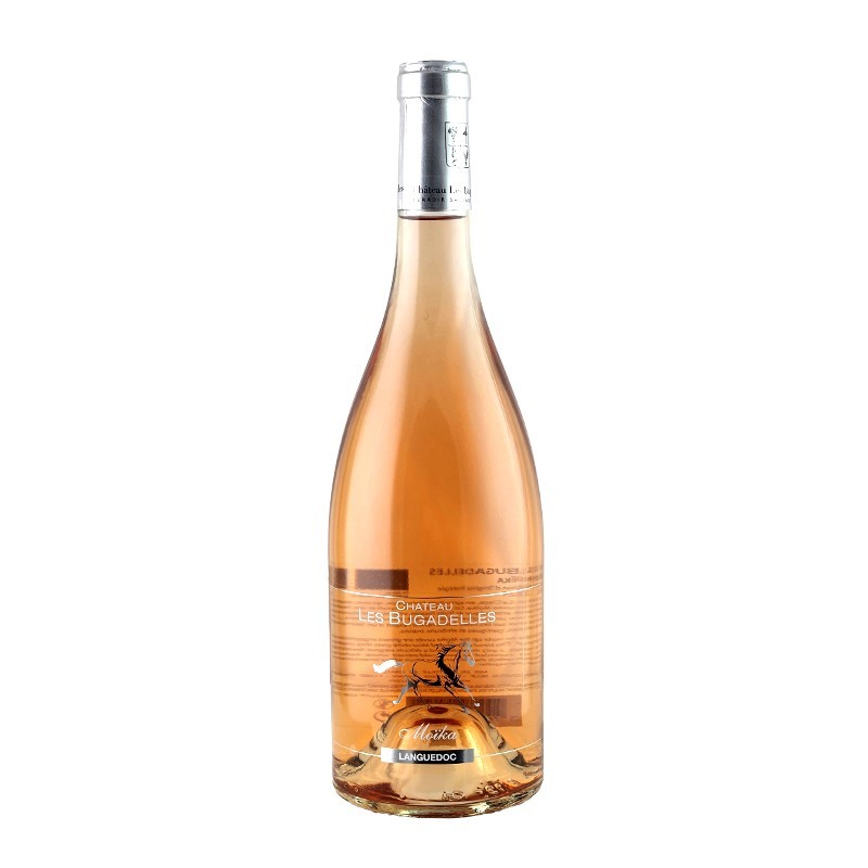 Moïka vin rosé AOP Languedoc du Château Les Bugadelles
